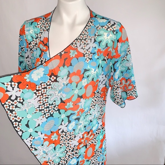 LuLaRoe Shirley Floral Kimono Duster Dress - Picture 2 of 11